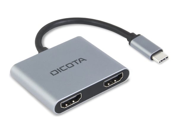 DICOTA 4-in-1 - telakointiasema - USB-C - HDMI