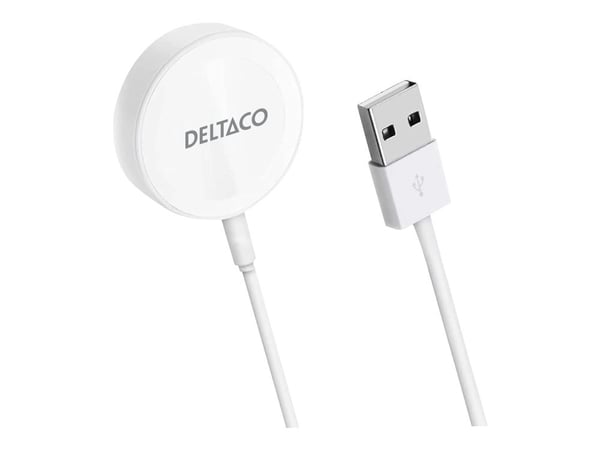 Apple Watch-lader DELTACO, USB-A, 1 m fast kabel / 1902103