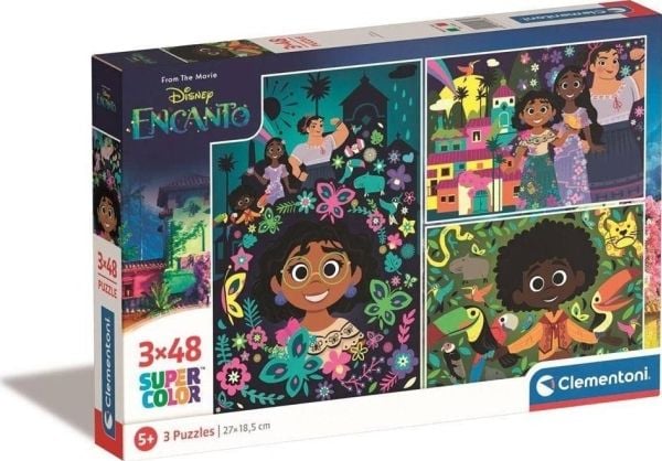 Clementoni CLE puslespill 3x48 SuperKolor Disney Encanto 25286