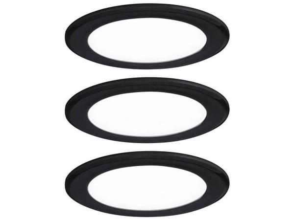 Paulmann innbyggingsskaplampe LED (RGB) 2,5 W nøytralhvit sort (mat)