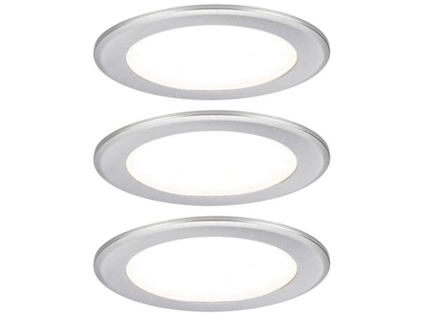 Paulmann LED skaplampe LED (RGB) 2,5 W varm hvit jern (børstet)