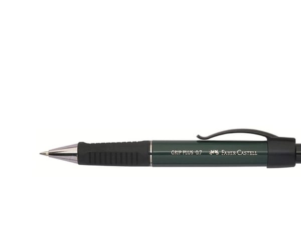 Faber-Castell GRIP PLUS 1307 - Stiftpenna - B - 0.7 mm - indragbar - med radergummi
