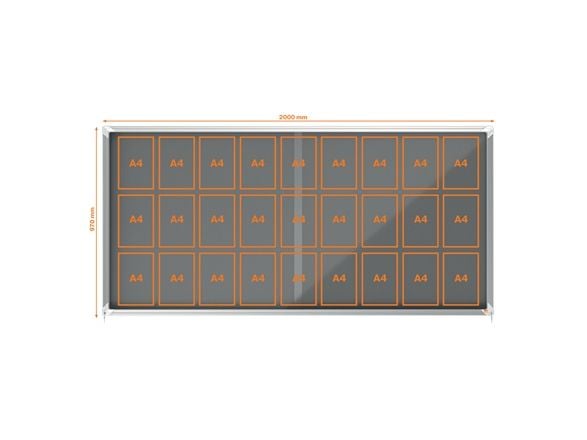 Nobo 1915339, inomhus, Grå, Gjuten aluminium, Gjuten aluminium, Grå, 4 mm