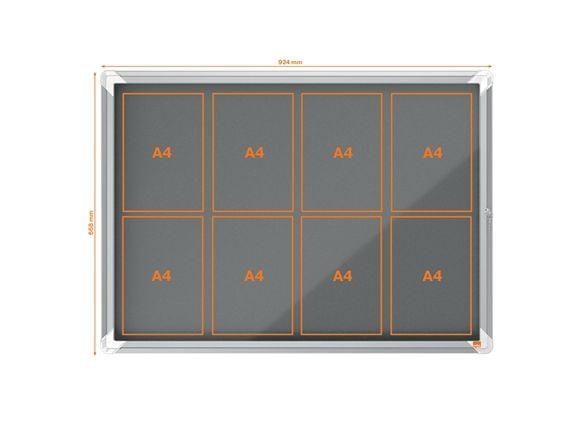 Nobo 1915329, inomhus, Grå, Gjuten aluminium, Gjuten aluminium, Grå, 4 mm