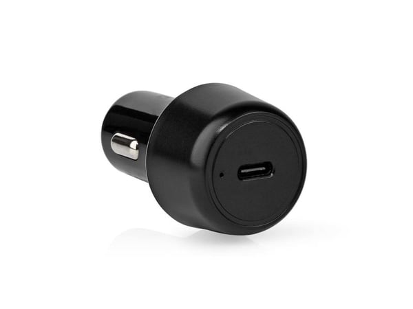 Nedis Car Charger, Automatisk, Cigartenner/lighter, 15 V, Sort