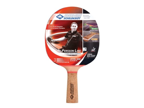 DonicPersson 600 racket, racket for ping pong, tennis
