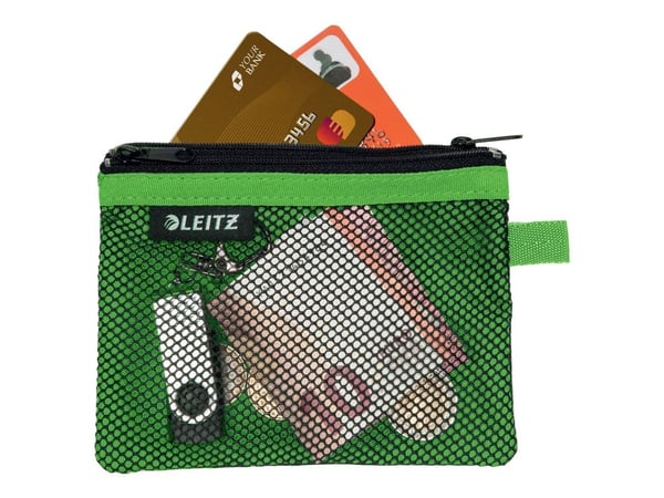 Leitz WOW vetoketjullinen t-paita kahdella lokerollaLeitz WOW, koko S, vihreä 40110054