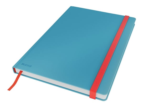 Leitz Cosy - Notisbok - eskebundet - B5 (176 x 250 mm) - 80 ark / 160 sider - rutet - calm blue - laminert kartong