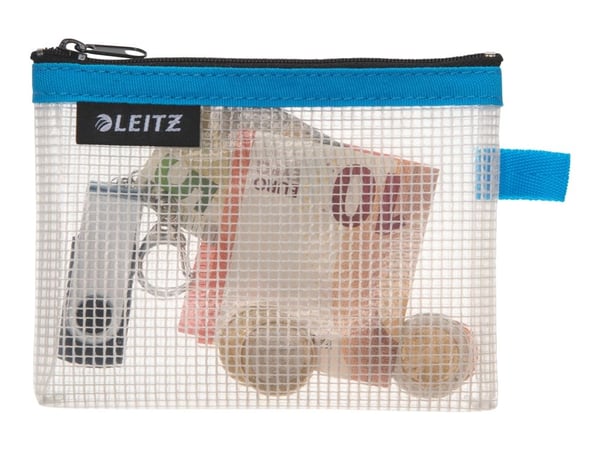 Leitz WOW Travel Small - Pung for credit cards / ID / cash / cables / earphones / medicines / cosmetics - EVA-folie - blå