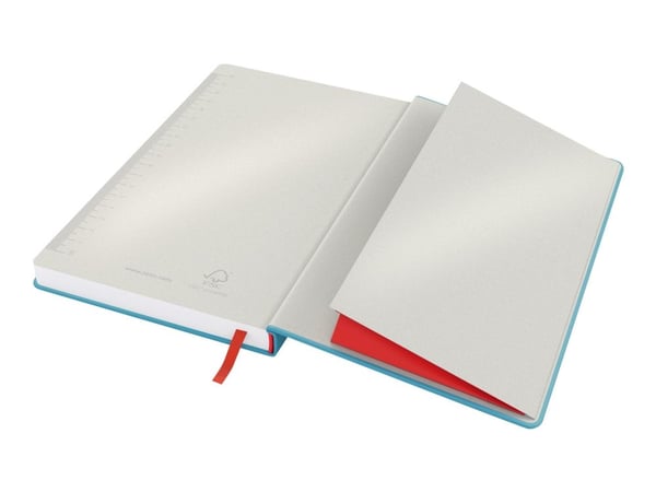 Leitz Cosy - Notisbok - A5 - 135 x 215 mm - 96 ark / 192 sider - rutet - calm blue - kartong