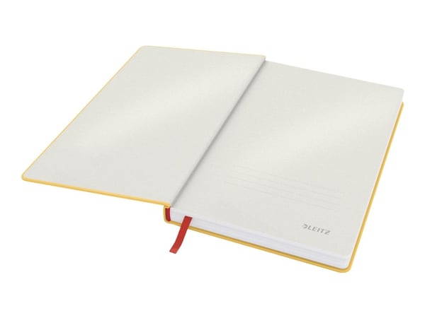 Leitz Cosy - Notisbok - A5 - 135 x 215 mm - 96 ark / 192 sider - rutet - varm gul - kartong