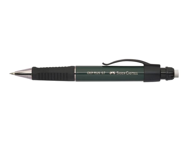 Faber-Castell GRIP PLUS 1307 - Stiftpenna - B - 0.7 mm - indragbar - med radergummi