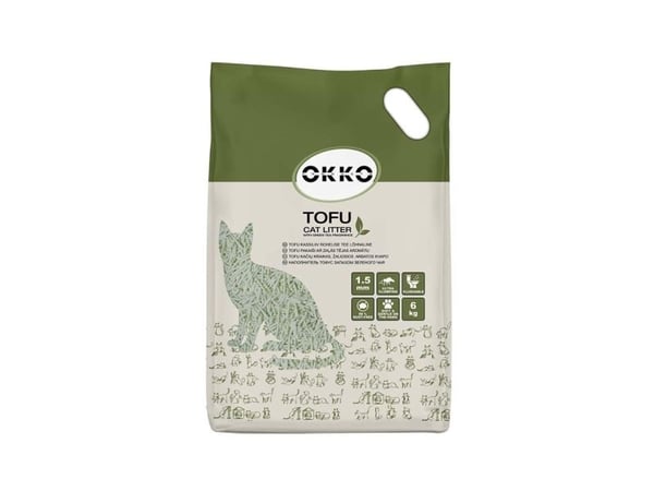 Cat litter organic (cementing) Okko, 6 kg
