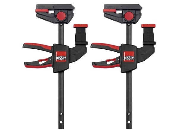 Bessey universalskinne-/vinkelklemmer BESSEY, 2 stk. Bessey universalskinne-/vinkelklemmer BESSEY, 2 stk.