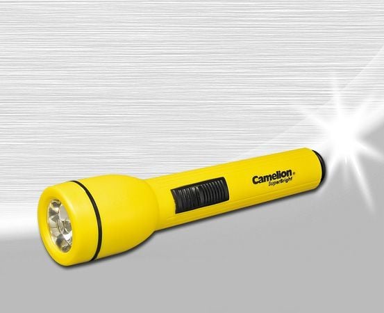 Camelion FL1L2AAB2R6P, Lommelykt, Sort, Blå, Rød, Gult, Plast, Knapper, LED, 1 lamper