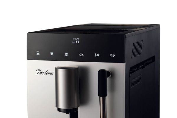 Ariete 1452/01 Diadema - Automatisk kaffemaskin med cappuccinatore - 19 bar - sølv