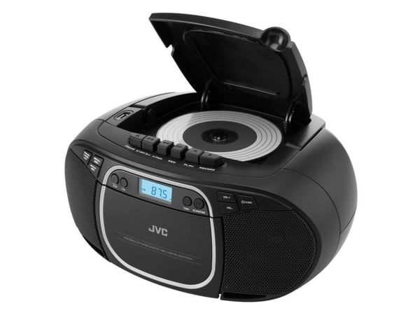 JVC RC-E451B, 1,6 kg, Svart, Bärbar CD-spelare