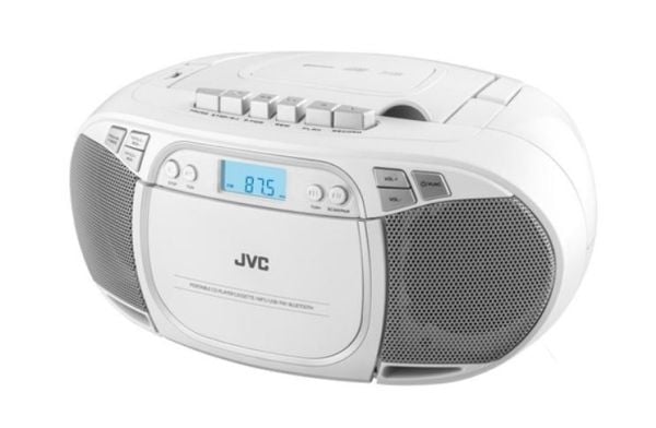JVC RC-E451W, 1,6 kg, Hvit, Bærbar CD-spiller