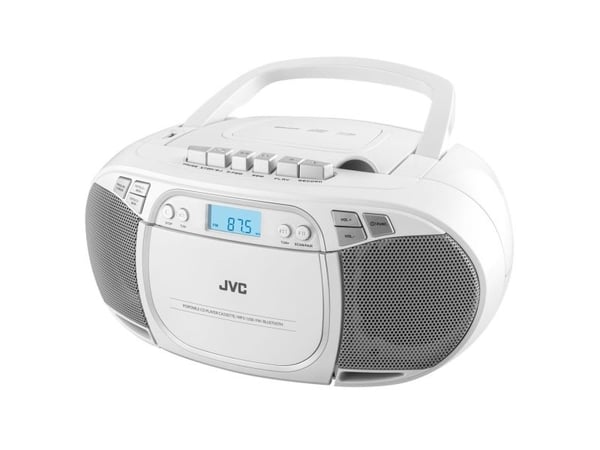 JVC RC-E451W, 1,6 kg, Hvit, Bærbar CD-spiller