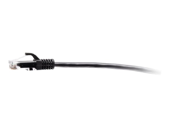 C2G 1ft (0.3m) Cat6a Snagless Unshielded (UTP) Slim Ethernet Network Patch Cable - Black - Koblingskabel - RJ-45 (hann) til RJ-45 (hann) - 30 cm - ...