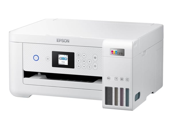 Epson EcoTank ET-2856, Mustesuihku, Väritulostus, 5760 x 1440 DPI, A4, Suoratulostus, Valkoinen
