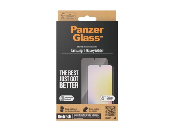 PanzerGlass™ | Skjermbeskytter - Ultra-Wide Fit | Samsung® Galaxy A25 5G