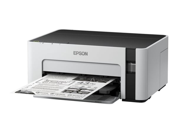 Epson EcoTank ET-M1100 - Skriver - S/H - ink-jet - påfyllbar - A4/Legal - 1440 x 720 dpi - opp til 15 spm - kapasitet: 150 ark - USB 2.0