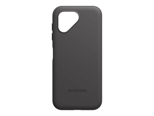 Fairphone - Baksidesskydd för mobiltelefon - termoplastisk polyuretan (TPU) - mattsvart - för Fairphone 5