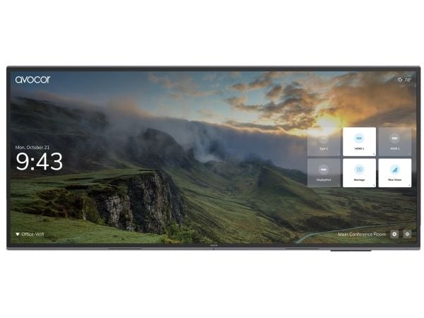 Avocor AVL-1050-D - 105" Diagonalklasse L Series LED-bakgrunnsbelyst LCD-skjerm - interaktiv - 5K UHD (2160p) 5120 x 2160 - direktebelyst LED