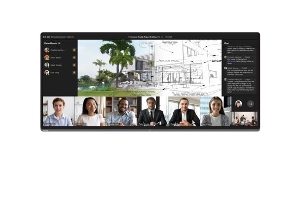 Avocor AVL-1050-D - 105" Diagonalklasse L Series LED-bakgrunnsbelyst LCD-skjerm - interaktiv - 5K UHD (2160p) 5120 x 2160 - direktebelyst LED