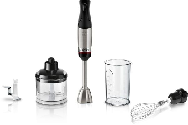 Bosch Serie 6 MSM6M622, Matlagingsblender, 0,6 l, 1,4 m, 1000 W, Sort, Rustfritt stål