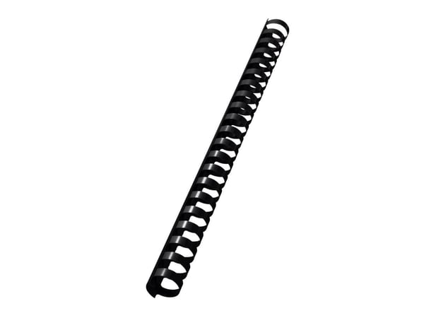 Leitz - 21 ringer - A4 (210 x 297 mm) - 180 ark - svart - plastbindekam - for Leitz comBIND 300, comBIND 500, comBIND 500e