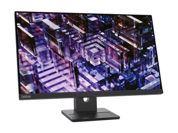 Lenovo ThinkVision E24q-30 - LED-skjerm - 24" (23.8" synlig) - 2560 x 1440 QHD @ 100 Hz - IPS - 300 cd/m² - 1300:1 - 4 ms - HDMI, DisplayPort - høy...