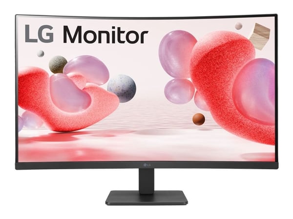 LG 32MR50C-B - LED-skjerm - kurvet - 32" (31.5" synlig) - 1920 x 1080 Full HD (1080p) @ 100 Hz - VA - 250 cd/m² - 3000:1 - 5 ms - 2xHDMI, VGA