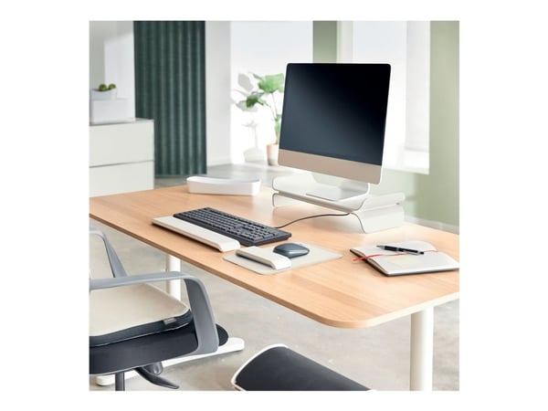 Leitz Ergo - Skjermstativ - adjustable - grå