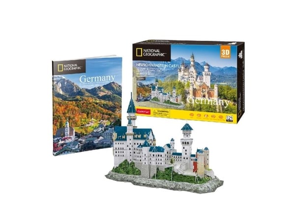 CubicFun Neuschwanstein Castle, 121 styck, Byggnader, 10 År