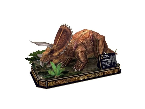 CubicFun Triceratops, 44 styck, Djur, 8 År