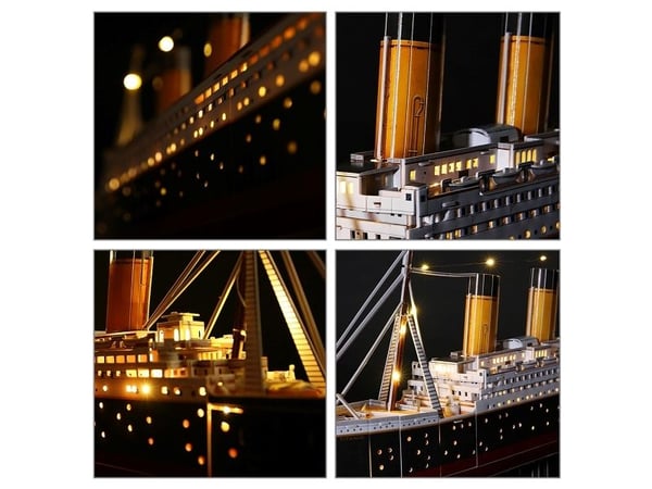 CUBIC FUN CUBICFUN 3D-pussel "Titanic" (LED)