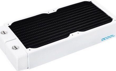 Alphacool 18647, Radiator, Kopper, Stål, Sort, Hvit, 1/4", 60 °C, 0,8 stang