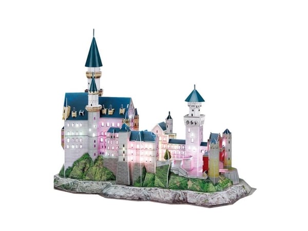CubicFun Neuschwanstein Castle, 128 stykker, Bygninger