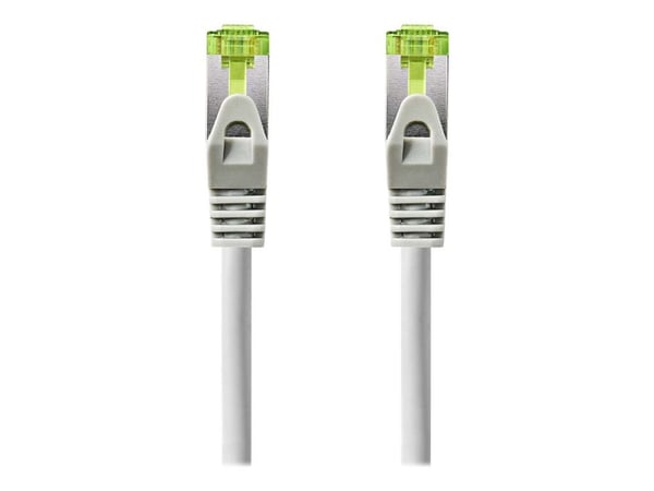 Nedis - Koblingskabel - RJ-45 (hann) rett til RJ-45 (hann) rett - 10 m - 6 mm - SFTP - CAT 7 - halogenfri, formstøpt, uten hindringer - grå