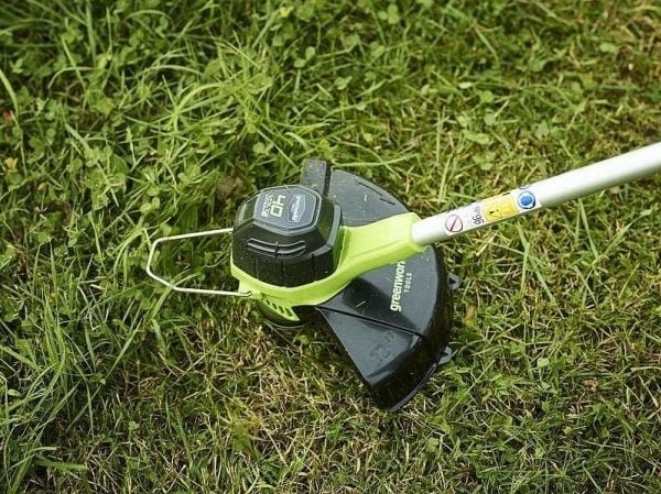Greenworks G40LT, Grästrimmer, 30 cm, Blad, D-slinga, 1,65 mm, 7000 rpm