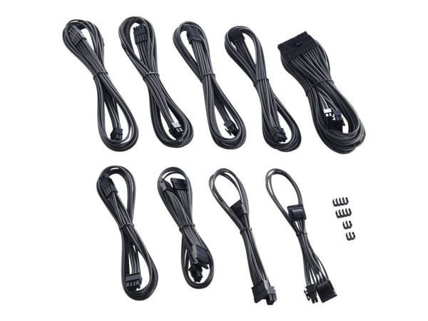 CableMod PRO Series ModMesh C-Series AXi, HXi & RM Cable Kit - Strömkabelsats - formpressad - kol
