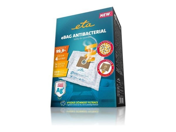 Eta ETA960068020, Universaali, Pölypussi, Valkoinen, Synteettinen, 4 L, AEG 300 -> 399 Serie Smart • AB 3400->3499 Berry, AE 2000 Ergo Essence • AE...
