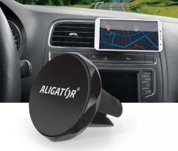 Aligator HA08, Mobiltelefon/smarttelefon, Bil, Sort