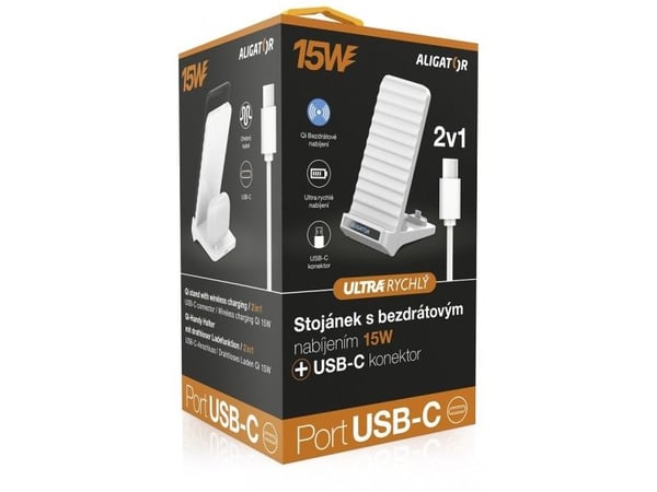 Aligator CHQ002, Matkapuhelin/älypuhelin, USB Type-C, Valkoinen, Apple iPhone 11 Apple iPhone 11 Pro Apple iPhone 11 Pro Max Apple iPhone 12 Apple....