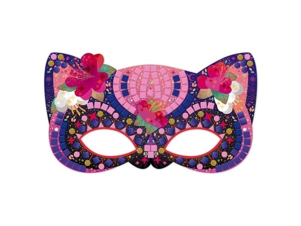 JANOD Creative Kit - Mosaic Masks Set, Fotoark kartong, Skum, 1 stykker, 220 mm, 2 mm, 260 mm, Frankrike