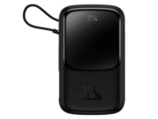 Baseus PPQD060101, 10000 mAh, Litium polymeeri (LiPo), Power Delivery, Quick Charge 2.0, Quick Charge 3.0, musta
