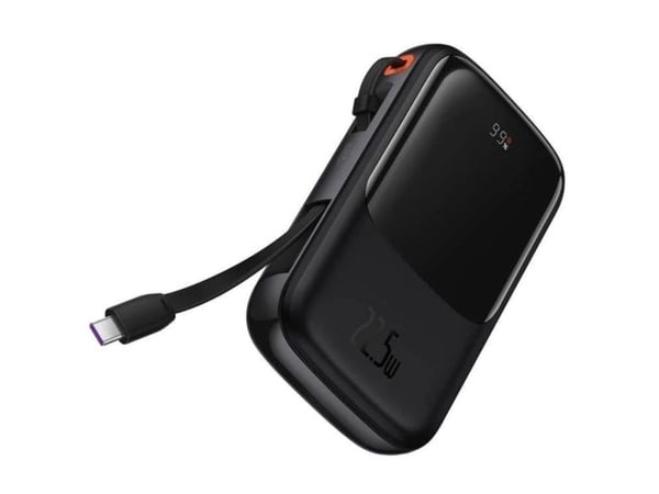 Baseus PPQD060101, 10000 mAh, Litium polymeeri (LiPo), Power Delivery, Quick Charge 2.0, Quick Charge 3.0, musta