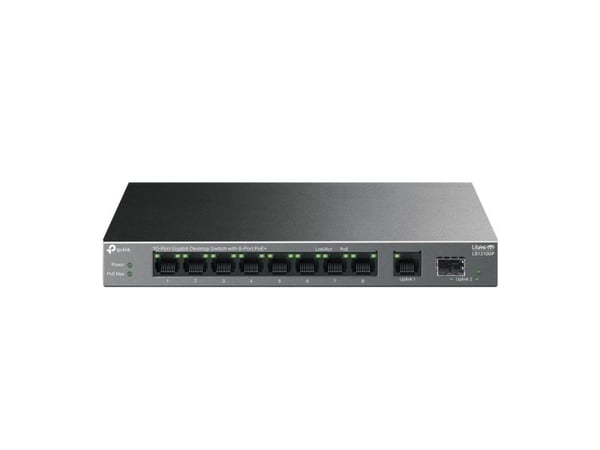 TP-Link LiteWave LS1210GP, Hallitsematon, Gigabit Ethernet (10/100/1000), Power over Ethernet -tuki